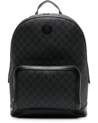 Gucci - GG Supreme Canvas Backpack - Lyst