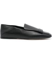 Sergio Rossi - Sr1 Nappa-Leather Loafers - Lyst