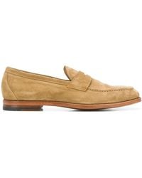 SCAROSSO - Stefano Almond-Toe Loafers - Lyst