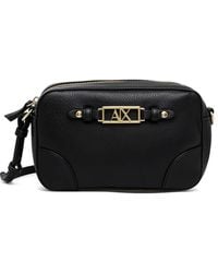 ARMANI EXCHANGE - Sac À Bandoulière À Plaque Logo - Lyst