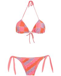 Amir Slama - Geruite Bikini - Lyst