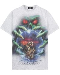 Gcds - Graphic-Print T-Shirt - Lyst