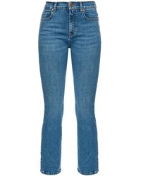Pinko - Mid-Rise Skinny Jeans - Lyst