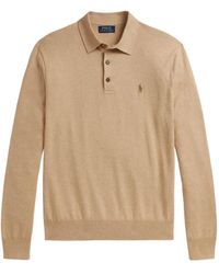 Polo Ralph Lauren - Long-Sleeve Polo-Collar Sweater - Lyst