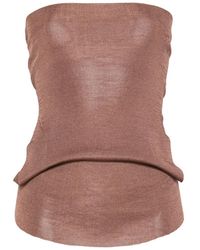 Isa Boulder - Strapless Layered Top - Lyst