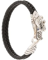 John Hardy - Legends Naga Sapphire Leather Bracelet - Lyst