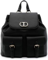 Twin Set - Logo-plaque Backpack - Lyst