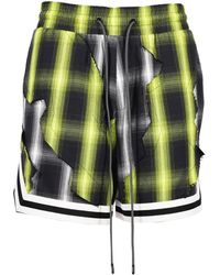 Mostly Heard Rarely Seen - Karierte Shorts Mit Cut-Out - Lyst