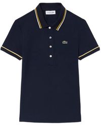 Lacoste - Logo-Patch Short-Sleeve Polo Shirt - Lyst