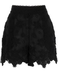 Elie Saab - フローラル シルクショートパンツ - Lyst