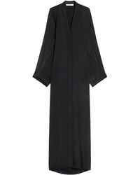 Max Mara - Maxi-Jurk Met Wijde Mouwen En V-Hals - Lyst