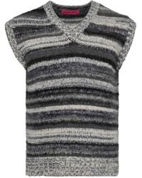 The Elder Statesman - Top sin mangas con motivo a rayas - Lyst