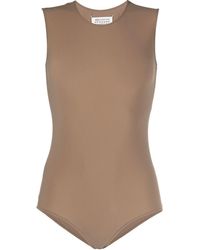 Maison Margiela - Sleeveless Jersey Bodysuit - Lyst
