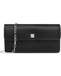 Max Mara - Clutchy Leather Clutch Bag - Lyst