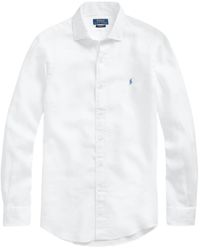 Polo Ralph Lauren - Long-Sleeved Linen Shirt - Lyst