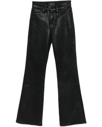 7 For All Mankind - The Leggy Bootcut Logo-Patch Jeans - Lyst