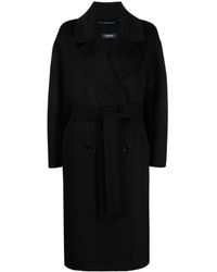 Max Mara - Belted Double-breasted Wool-blend Coat - Lyst