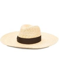 Borsalino - Wide-Brim Straw Hat - Lyst