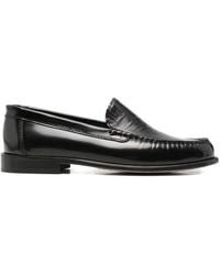 VINNY'S - Textured-Detail Loafers - Lyst