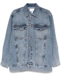 FRAME - The Extended Denim Jacket - Lyst