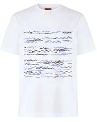 Missoni - Wave Print T-Shirt - Lyst