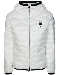 Blauer - Camelia Wave-Quilted Hooded Jacket - Lyst