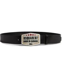 DSquared² - ロゴバックル レザーベルト - Lyst