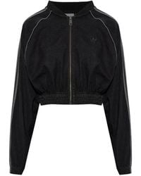 adidas - Veste En Jean À Détails Rayés Sst - Lyst