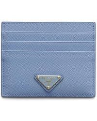 Prada - Kartenetui Mit Triangel-Logo - Lyst