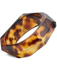Jimmy Choo - Faceted Logo-Plaque Bracelet - Lyst