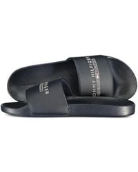 Tommy Hilfiger - Logo-Print Slides - Lyst