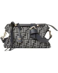 Fendi - Medium By The Way Soft Ff Jacquard Tote Bag - Lyst