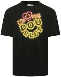 Doublet - Neon-Paint T-Shirt - Lyst