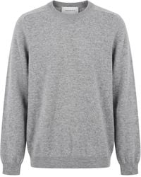 Amaranto - Pull En Maille Fine À Col Rond - Lyst