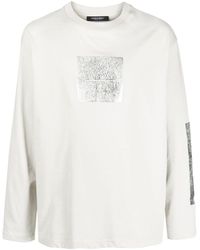 A_COLD_WALL* - Foil Grid Long-sleeve Cotton T-shirt - Lyst