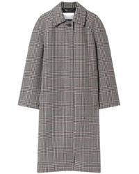 Stella McCartney - Prince Of Wales Check Belted Coat - Lyst