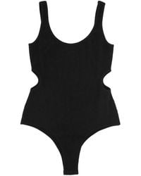 Off-White c/o Virgil Abloh - Cut-Out Ribbed Bodysuit - Lyst
