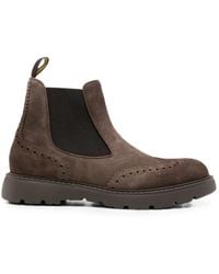 Doucal's - Brogue-Detail Chelsea Boots - Lyst