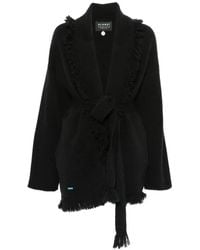 Alanui - Fringe-Trim Belted Cardigan - Lyst