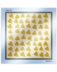 Max Mara - Printed Silk Scarf - Lyst