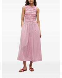 Tommy Hilfiger - Robe Froncée À Rayures - Lyst