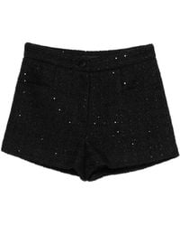 Thelaurent - Sequin-Embellishment Shorts - Lyst
