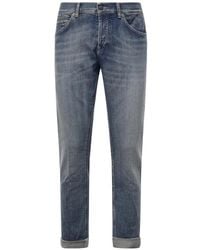 Dondup - George Faded Turn-Up Skinny Jeans - Lyst