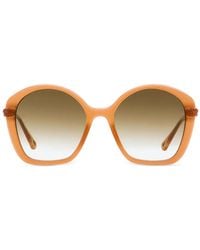 Chloé - Lunettes De Soleil À Monture Oversize - Lyst