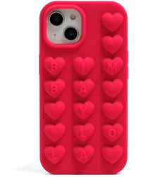 Bimba Y Lola - Heart-Embellished Phone Case - Lyst