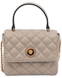 Versace - Quilted Medusa Tote Bag - Lyst