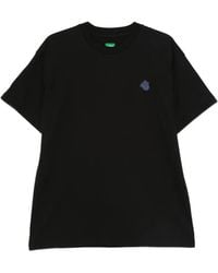 flâneur - Logo-Patch T-Shirt - Lyst
