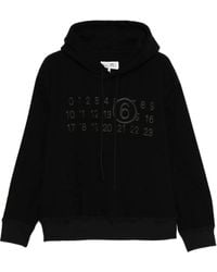 MM6 by Maison Margiela - Numeric Logo Hoodie - Lyst