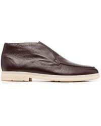 Church's - Slip-on Pebble-leather Boots - Lyst
