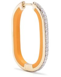 Maria Black - 14K Diamond Hoop Earring - Lyst